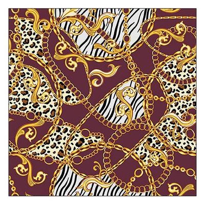 Ambiente Large Golden Pattern Berry Napkins