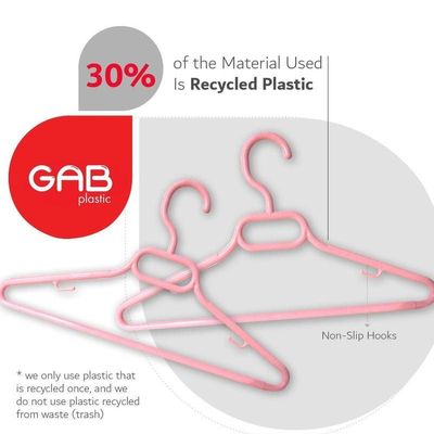 GAB Plastic Plastic Hangers for Kids Pack of 20