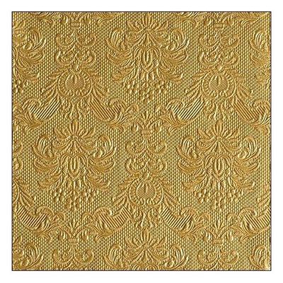 Ambiente Large Embossed Napkins, Gold