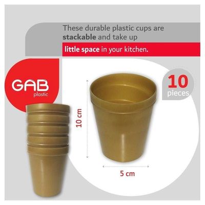 Reusable Plastic Cup and Plate set, Pack of 30, Unbreakable Tableware, BPA-free