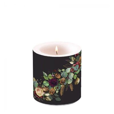 Ambiente Eucalyptus Black Candle, Small