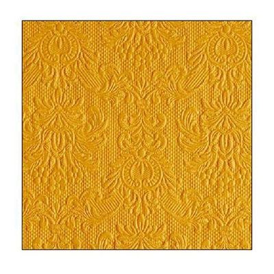 Ambiente Small Embossed Napkins, Ocher