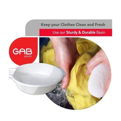 GAB Plastic Oval Basin 46cm