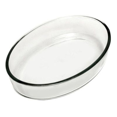 Ibili Kristall Glass Oval Baking Dish, 23 x 16cm