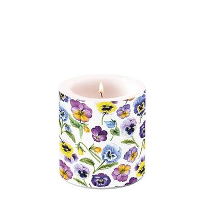Ambiente Pansy All Over Candle, Small