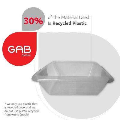 GAB Multipurpose Washing Sink Plastic  Clear