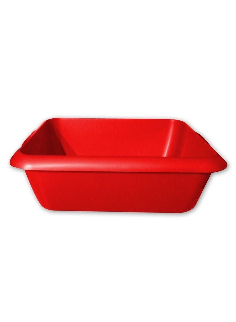 Red enamel retro basin - online purchase