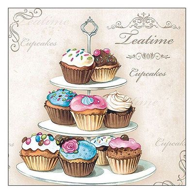 Ambiente Large Cupcakes Napkins