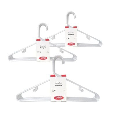 GAB Plastic Plastic Hangers Pack of 18