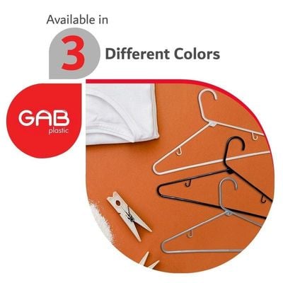 GAB Plastic Plastic Hangers Pack of 18