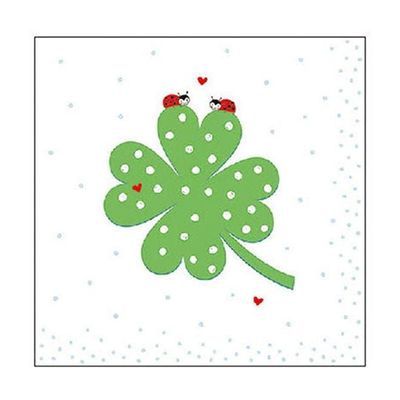 Ambiente Small Shamrock Luck Napkins