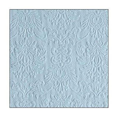 Ambiente Small Embossed Napkins, Pale Blue