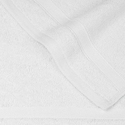 Set of 10 Zofty Bathroom Towel Set - 2 Bath Towels, 2 Hand Towels and 6 Washcloths - Hotel Quality and Spa Towels White 600GSM