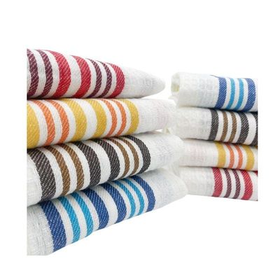 Honey Comb Stripe Kitchen Towel Pack of 8 (38 x 64 CM)