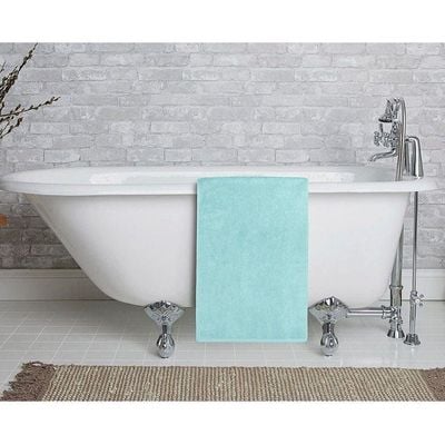 Oversized Bath Sheets, Soft Absorbent Large Towels Set Of 2  600GSM 76.2x152.4 CM Light Blue