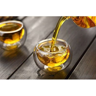 1CHASE Double Wall Borosilicate Glass Tea Cup 50 ML 6Pcs Set