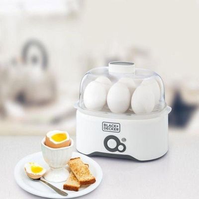 Rapid Egg Cooker and Egg Boiler With 6 Eggs Capacity 280 W EG200-B5 White