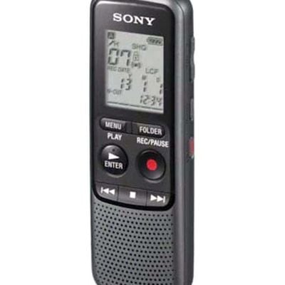 Digital Voice Recorder With MP3 Recording And Playback ICD-PX240 Black