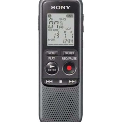 Digital Voice Recorder With MP3 Recording And Playback ICD-PX240 Black