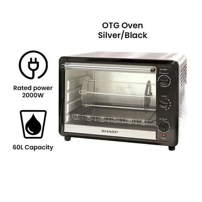 Electric Oven 60 L 2000 W EO-60K-3 Silver/Black