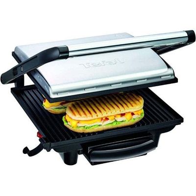 Portable Grill And Panini Maker 2000 W GC241D28 Silver/Black