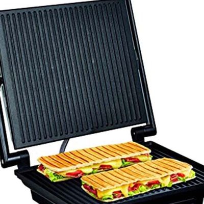 Portable Grill And Panini Maker 2000 W GC241D28 Silver/Black