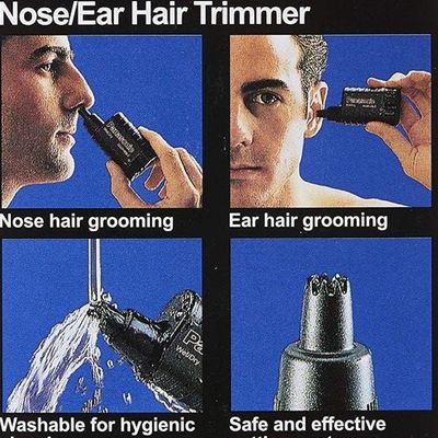 Nose And Ear Hair Trimmer Black