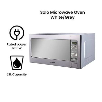 Microwave Oven 62 L 1200 W R-562CT(ST) White/Grey