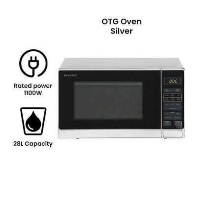Powerful Microwave Oven 28 L 1100 W R-28CT(S) Silver