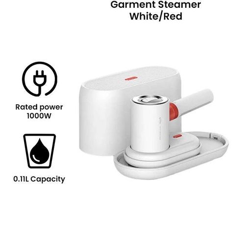 2-In-1 Multifunctional Garment Steamer 0.11 L 1000 W DEM-HS218 White/Red