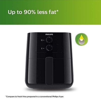 Essential Air Fryer With Rapid Air Technology 4.1 L 1400 W HD9200/91 / HD9200/90 Black