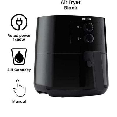 Essential Air Fryer With Rapid Air Technology 4.1 L 1400 W HD9200/91 / HD9200/90 Black