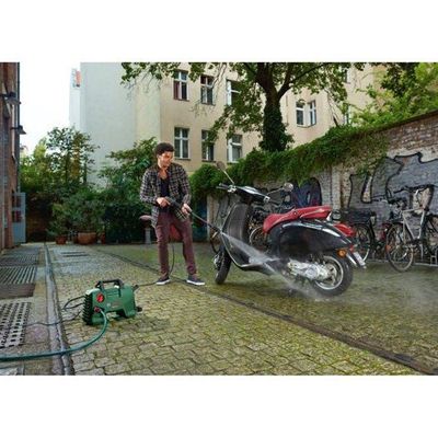 Bosch Easy Aquatak 100 Long Lance High Pressure Washer Machine with Accessories, 1100 w, 06008A7E01 Multicolour