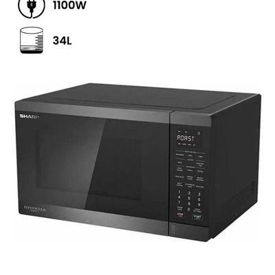 Microwave oven 34 L 1100 W R-34GRI-BS2 Black