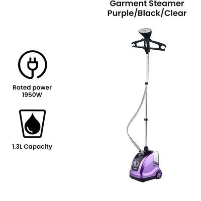 Electric Garment Steamer With Temperature Control System 1.3 L 1950 W GSM 6010 Purple/Black/Clear