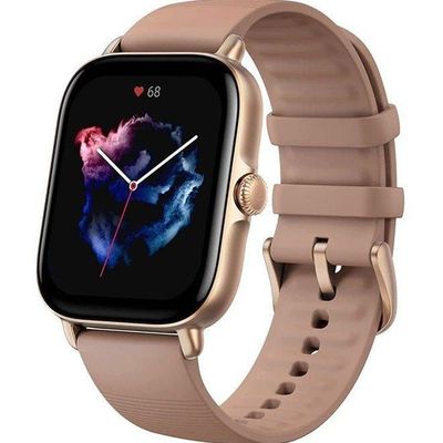 GTS 3 Smart Watch For Android iPhone, Alexa Built-in, GPS Fitness Sports Watch With 150 Sports Modes, 1.75”AMOLED Display, 12-Day Battery Life, Blood Oxygen Heart Rate Tracking Terra Rosa