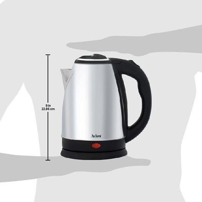 Electric Coffee & Tea Kettle 1.8 L 1500 W AEK6180 Silver/Black