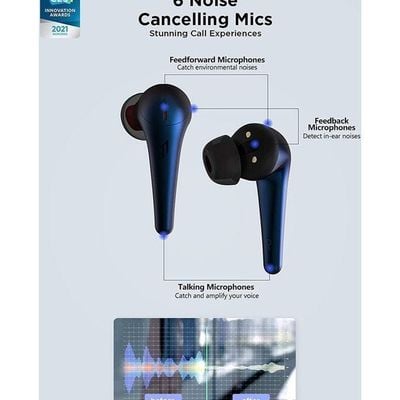 ES901 ComfoBuds Pro True Wireless Earbuds Blue