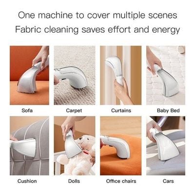 Fabric Vacuum Cleaner Wet And Dry For Sofa Carpet Curtain 1.6 L 850 W BY100 White