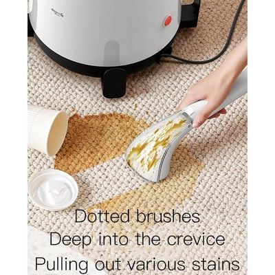 Fabric Vacuum Cleaner Wet And Dry For Sofa Carpet Curtain 1.6 L 850 W BY100 White