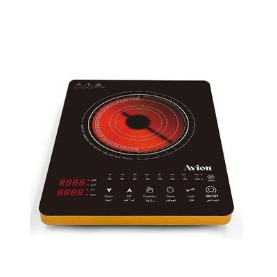Avion AIC83F 2000W digital  Infrared  Cooker With 8 Temperature Levels and LED Display & Overheat Protection. Touch control