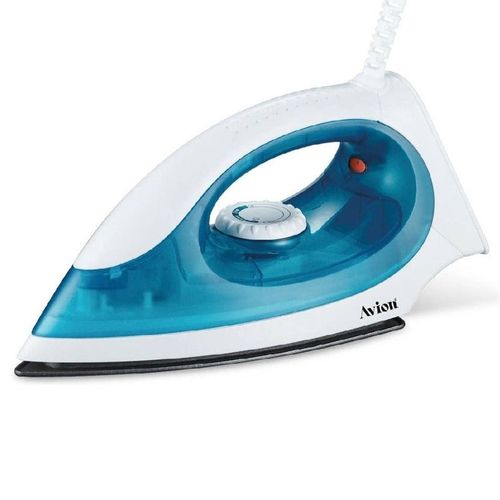 Avion Dry Iron with Non-Stick Coated Solo Plate. Intelligent power -Off Technology And overheat protection Easy access to the desired Temperature,1300 Watt enables