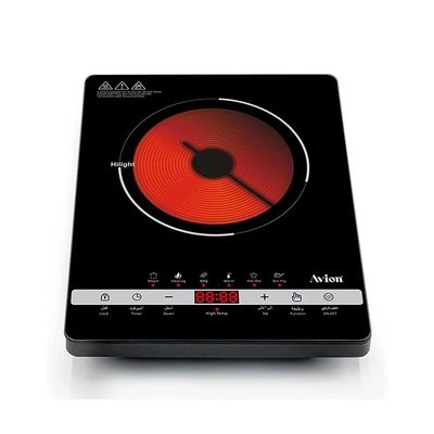 Avion Digital Infrared Cooker (AIC98F) 10 Temperature Levels Adjustment | LED Display | Overheat Protection | Touch control.