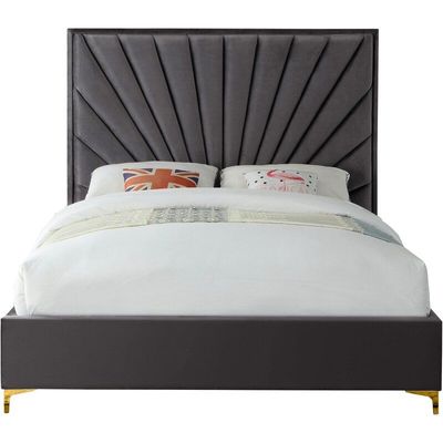 Sunshine Tufted Upholstered Low Profile Platform 160X200 Queen Bed