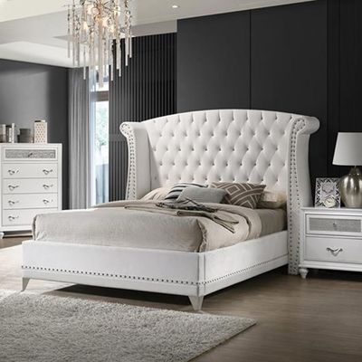 Coaster Wingback Hand Tufted 160X200 Queen Bed