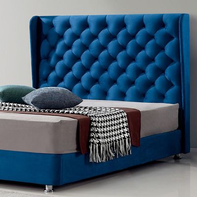Hillwick Tufted Upholstered Low Profile 160X200 Queen Bed