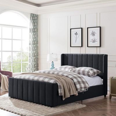 Riley Fully-Upholstered 160X200 Queen Bed 