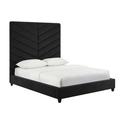 Edison Velvet 160X200 Queen Bed 