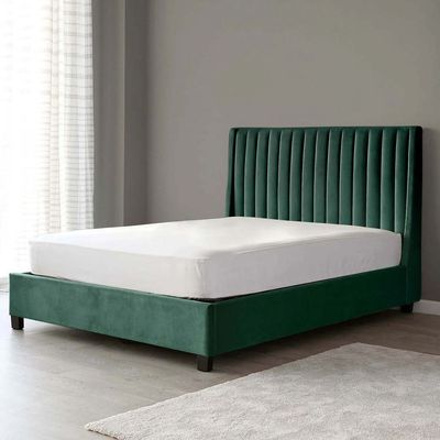 Bella Wingbed 160X200 Queen Bed /Green