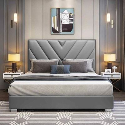 Victor Plush Velvet 160X200 Queen Bed 